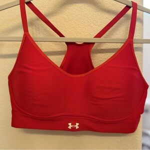 Under Armour Vibrant Red Sports Bra